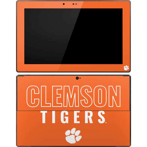 Clemson University Tigers Logo Surface Pro Tablet Skin